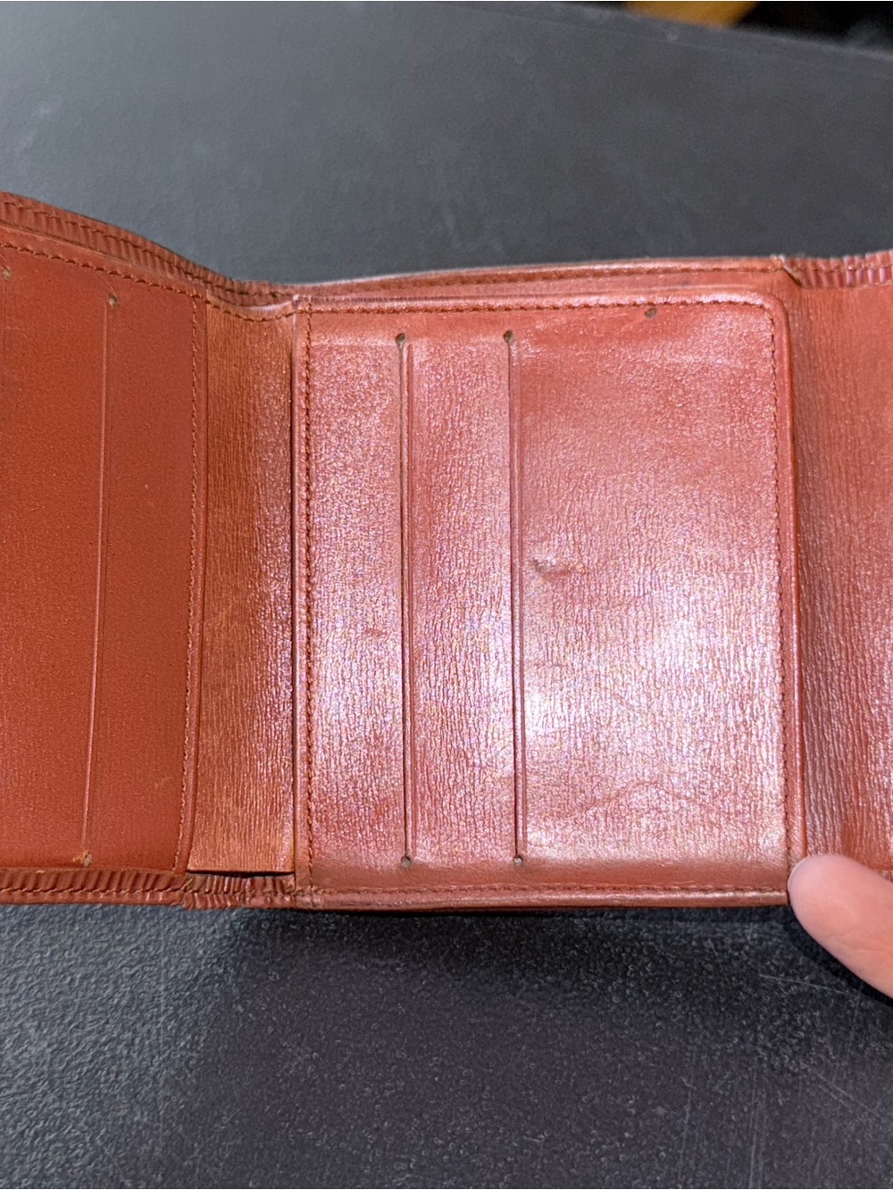 Louis Vuitton Brown Epi Leather Compact Wallet - Picture 9 of 16